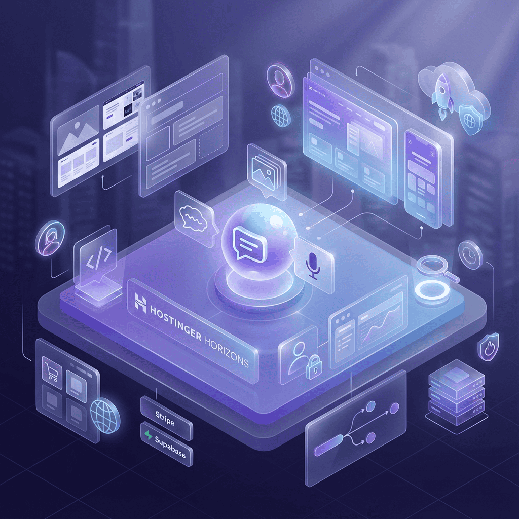 Hostinger Horizons preview 2