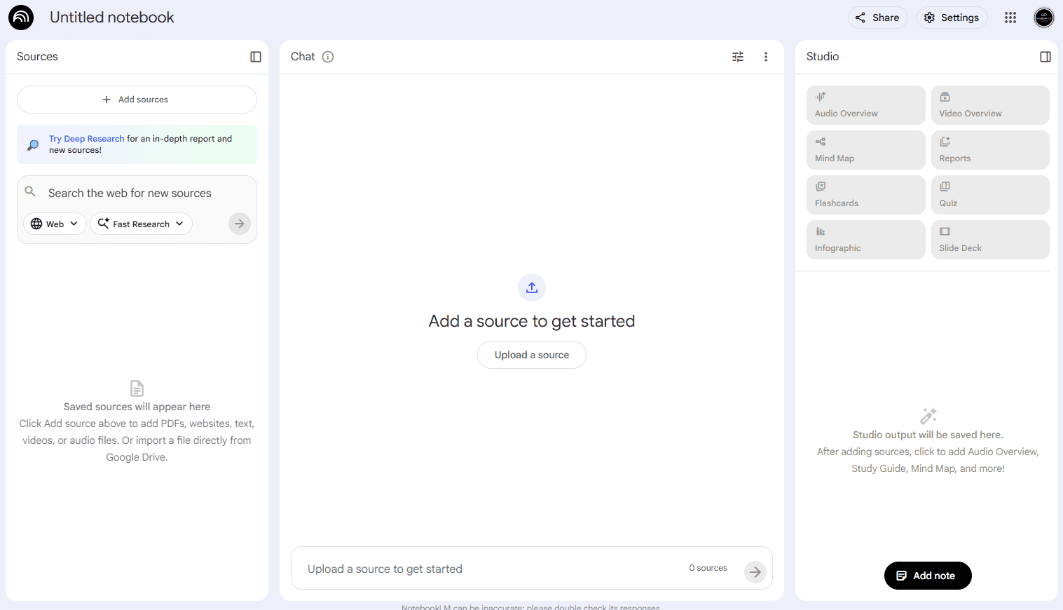 NotebookLM preview 2