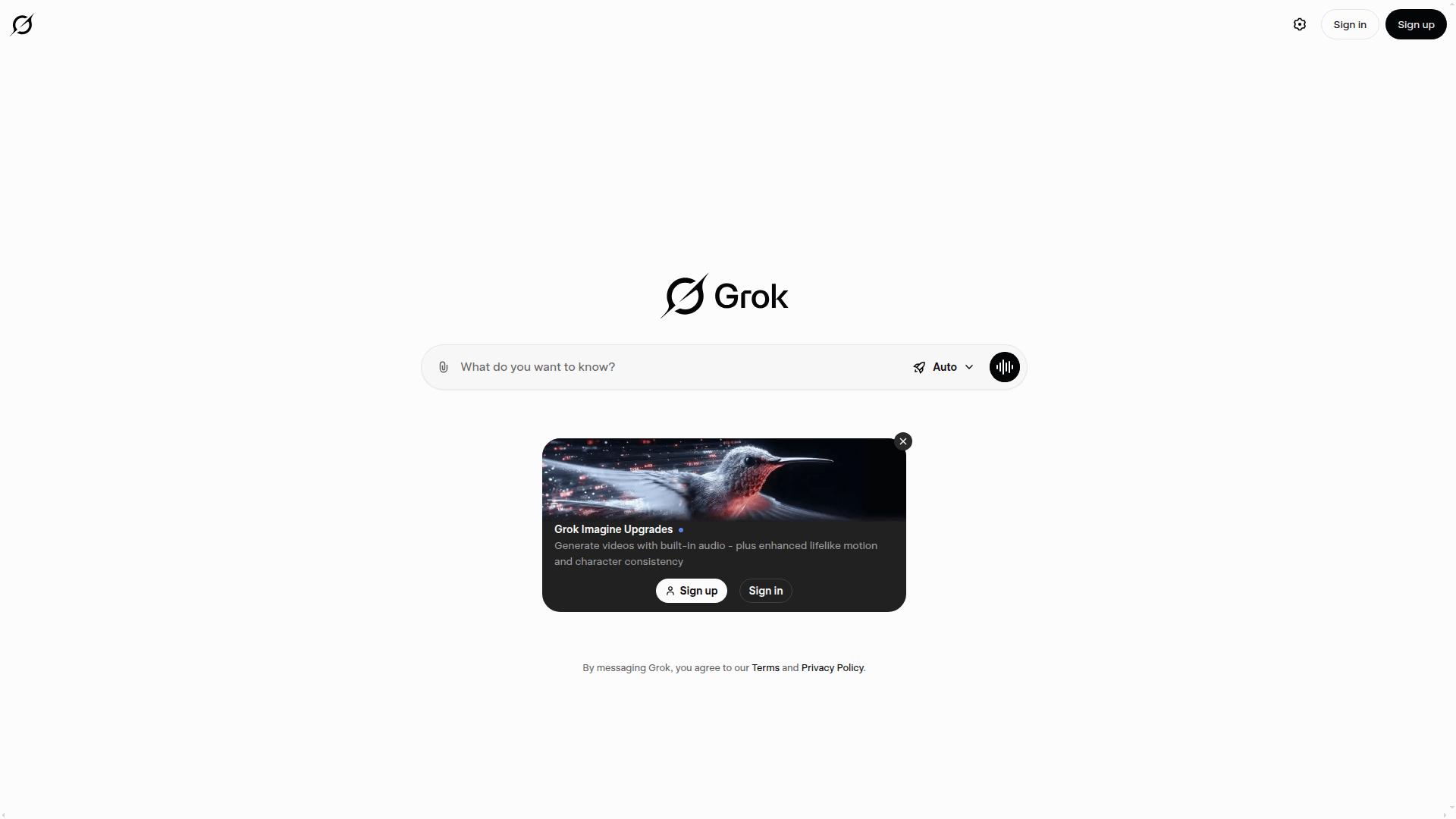 Grok preview 1