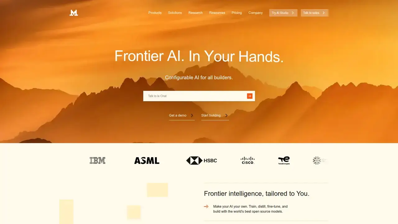 Mistral AI preview 1
