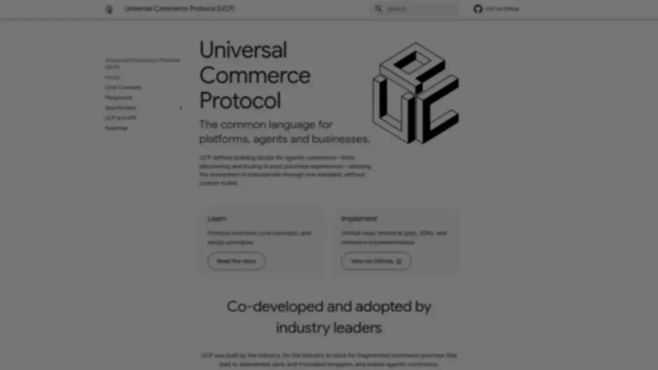 Universal Commerce Protocol (UCP) preview 1
