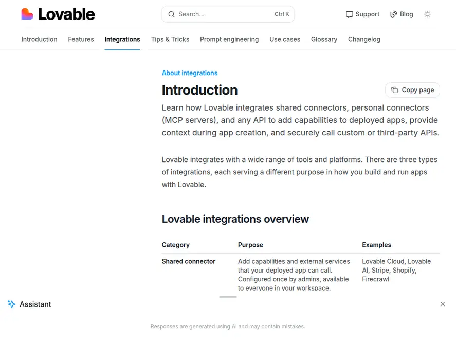 Lovable Unveils New API Integration Framework